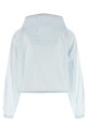 Re-Nylon Feather crop jacket BLUE