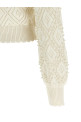 Pearl cardigan White