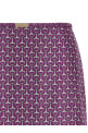 'Morsetto' print skirt Purple
