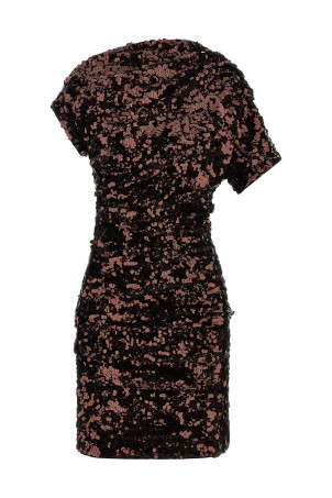 'Brown Sequins Mini' dress Brown