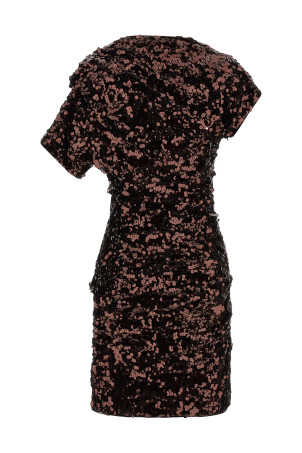 'Brown Sequins Mini' dress Brown
