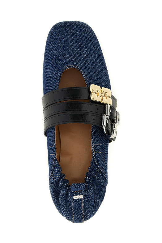 'Sue Triple' ballet flats Blue