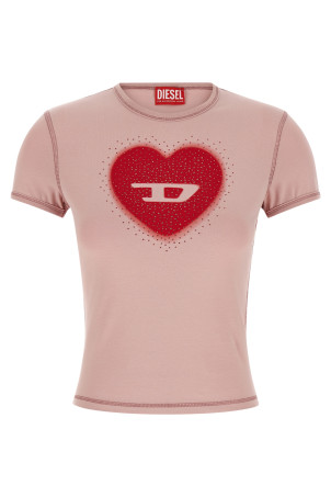 'T-Uncuties-Long-S5' T-shirt Pink