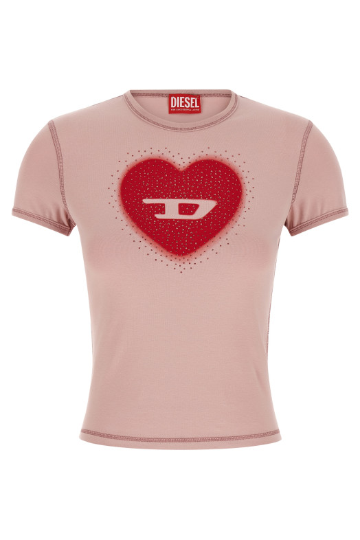 'T-Uncuties-Long-S5' T-shirt Pink