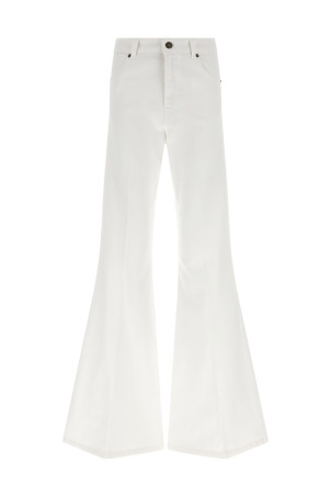 Flared leg jeans White