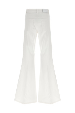 Flared leg jeans White