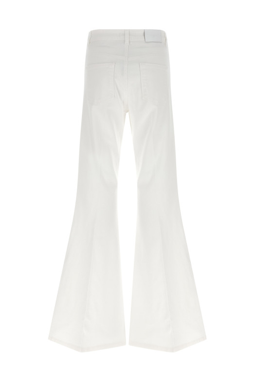 Flared leg jeans White
