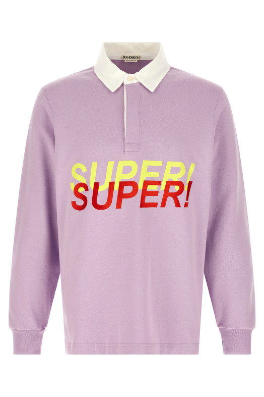'Super Super' polo shirt Purple