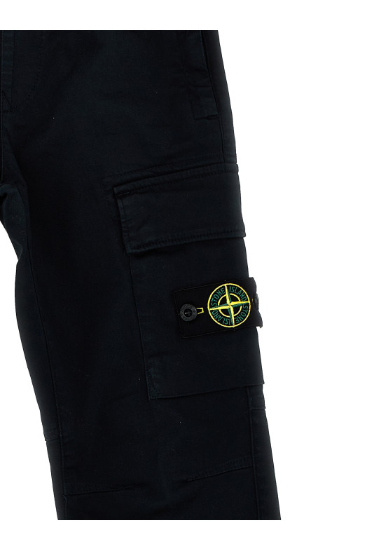 Брюки-карго Синие STONE ISLAND JUNIOR K1S163100004V0020