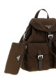 Re-Nylon medium backpack Brown