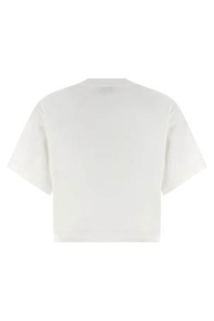 'Bookish Glowing Flower' T-shirt White