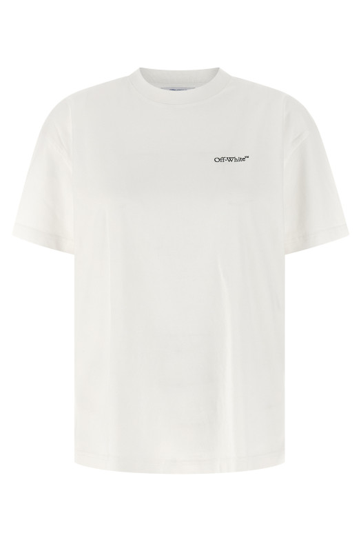 'Arrow Glowing Flower' T-shirt White