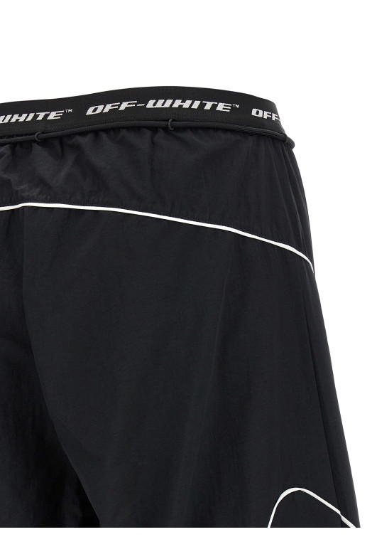 Джоггеры «Logoband Track» Черные OWVI019S26FAB00110011001