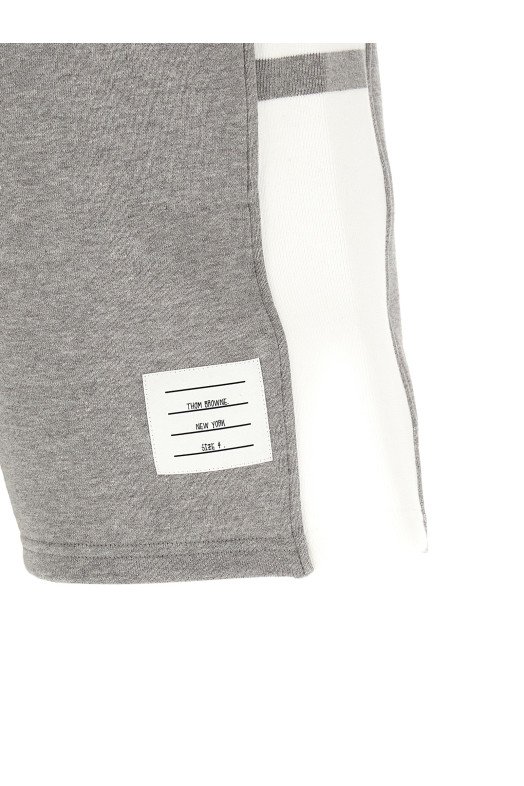 '4 Bar' bermuda shorts Gray