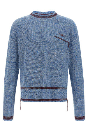 'Marni Mending' sweater BLUE