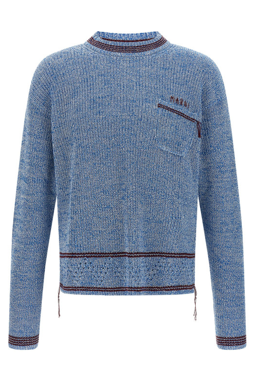 'Marni Mending' sweater BLUE