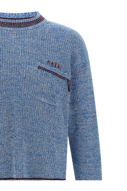 'Marni Mending' sweater BLUE