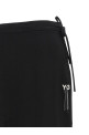 'Y-3 Sport Uniform Raw Cut 3-Stripes' skirt Black