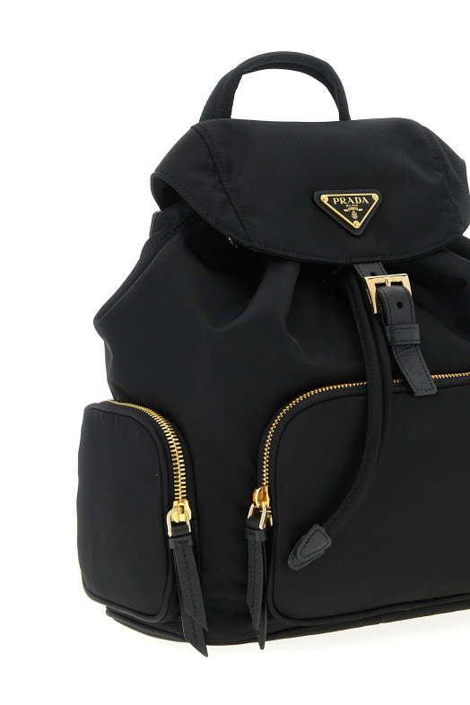 Re-nylon backpack Black