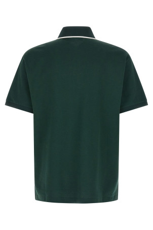Logo embroidery polo shirt Green