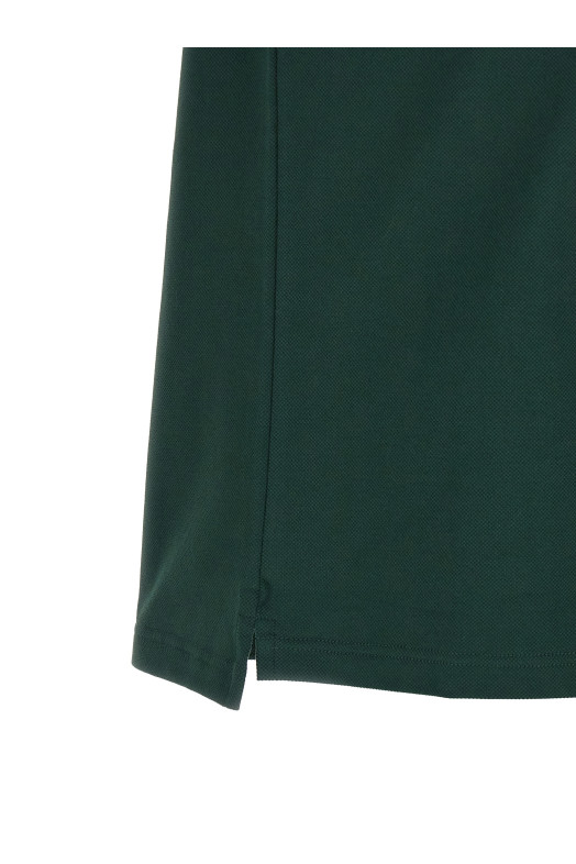 Поло с вышитым логотипом Зеленый GUCCI 806250XJHHO3015