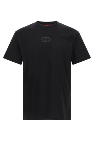'Incrocio GG' T-shirt Black