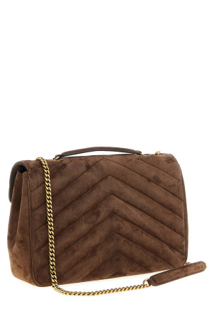 'Loulou' large shoulder bag Brown