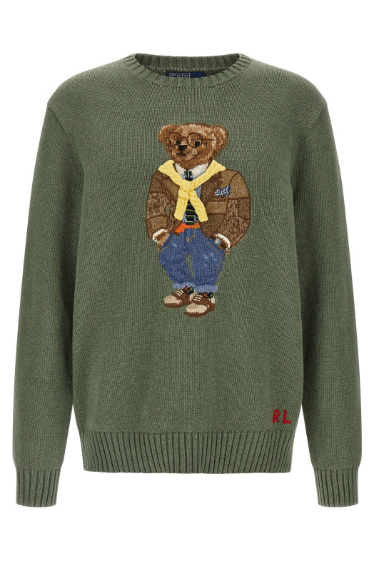 'Polo Bear' sweater Green