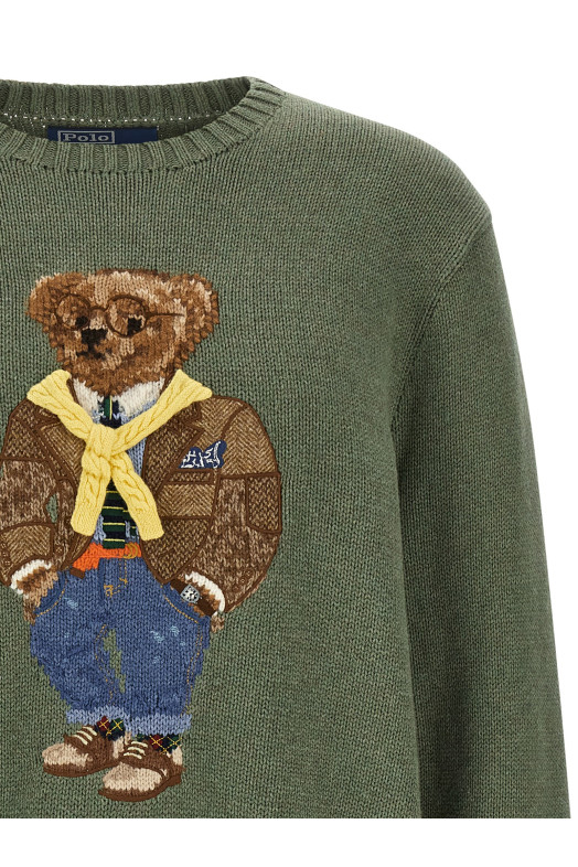 'Polo Bear' sweater Green