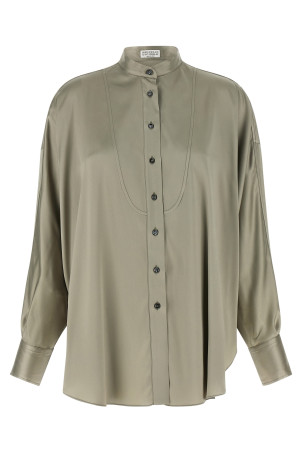 Korean collar shirt Green