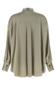 Рубашка с корейским воротником Зеленая BRUNELLO CUCINELLI M0C59MY906C9125