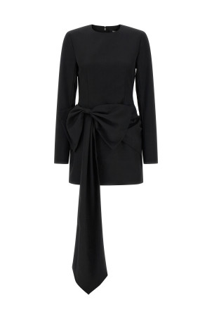 Платье с большим бантом Черное ROTATE BIRGER CHRISTENSEN 115158100100
