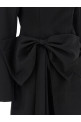 Платье с большим бантом Черное ROTATE BIRGER CHRISTENSEN 115158100100