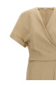Платье-футляр бежевого цвета BRUNELLO CUCINELLI MH126AHG41C9195