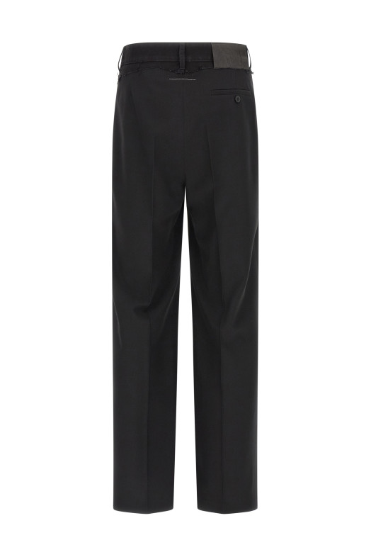 Брюки с джинсовыми вставками Черный MM6 MAISON MARGIELA SH0KA0062MTN133961