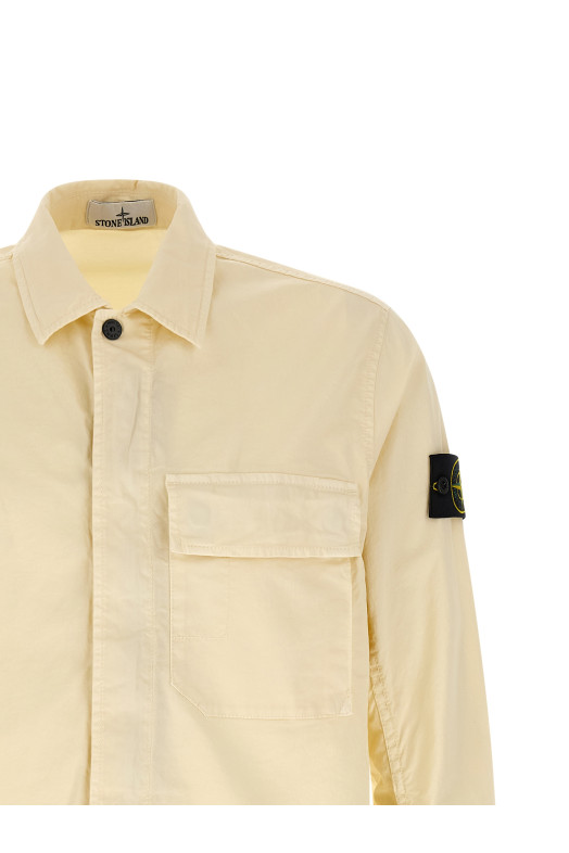 STONE ISLAND '1200013' рубашка-накидка Бежевая L1S151200013S0A10V0093