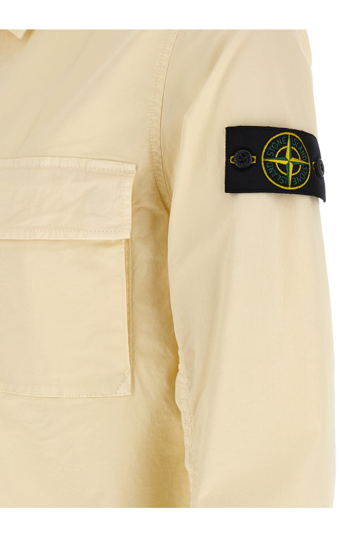 STONE ISLAND '1200013' рубашка-накидка Бежевая L1S151200013S0A10V0093
