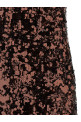 'Velvet Sequins Straight Midi' dress Brown