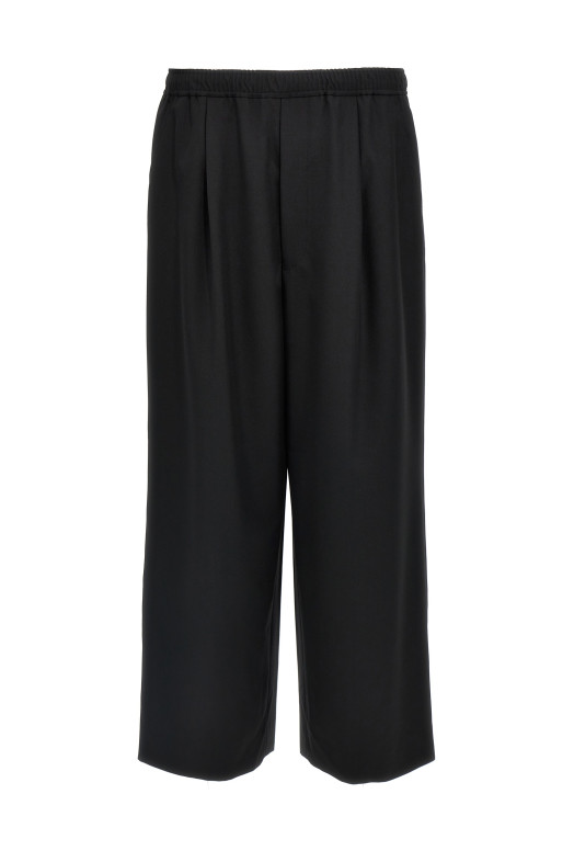 Wool pants Black