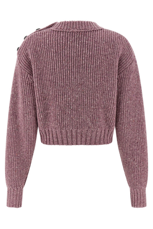 Donegal wool sweater Pink