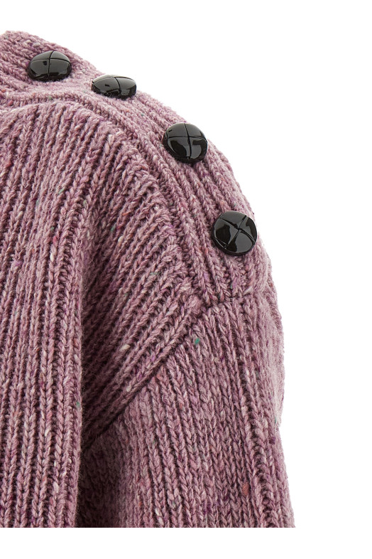 Donegal wool sweater Pink