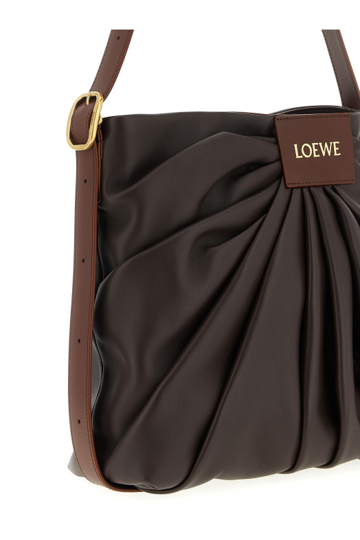 Сумка через плечо «Draped Tote» Коричневая ADHBDPTX010018