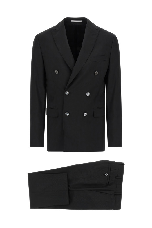 Wool dress - Ceremony line Black