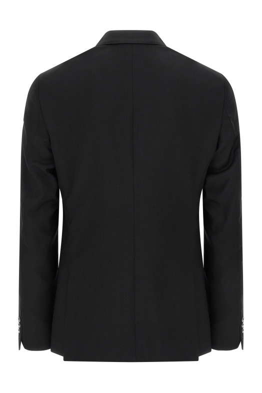 Wool dress - Ceremony line Black