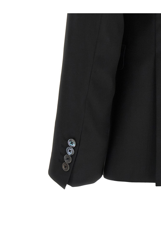 Wool dress - Ceremony line Black