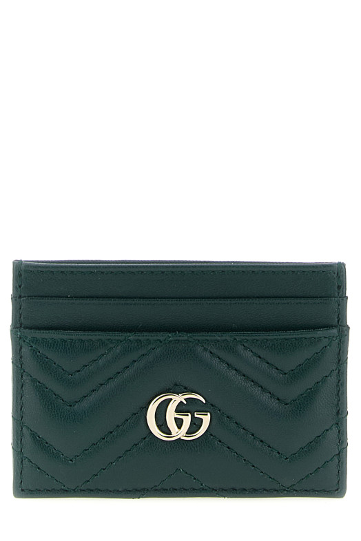 'GG Marmont' card holder Green