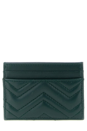 'GG Marmont' card holder Green