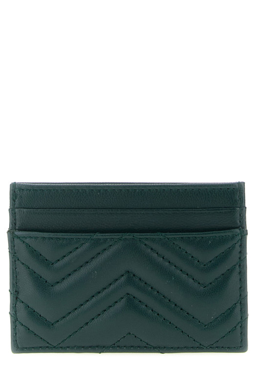 'GG Marmont' card holder Green