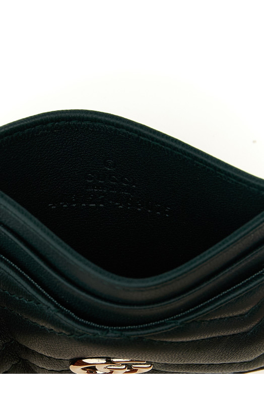 'GG Marmont' card holder Green