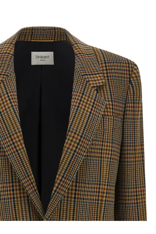 Блейзер Prince of Wales, многоцветный SAINT LAURENT 842593Y4J702232